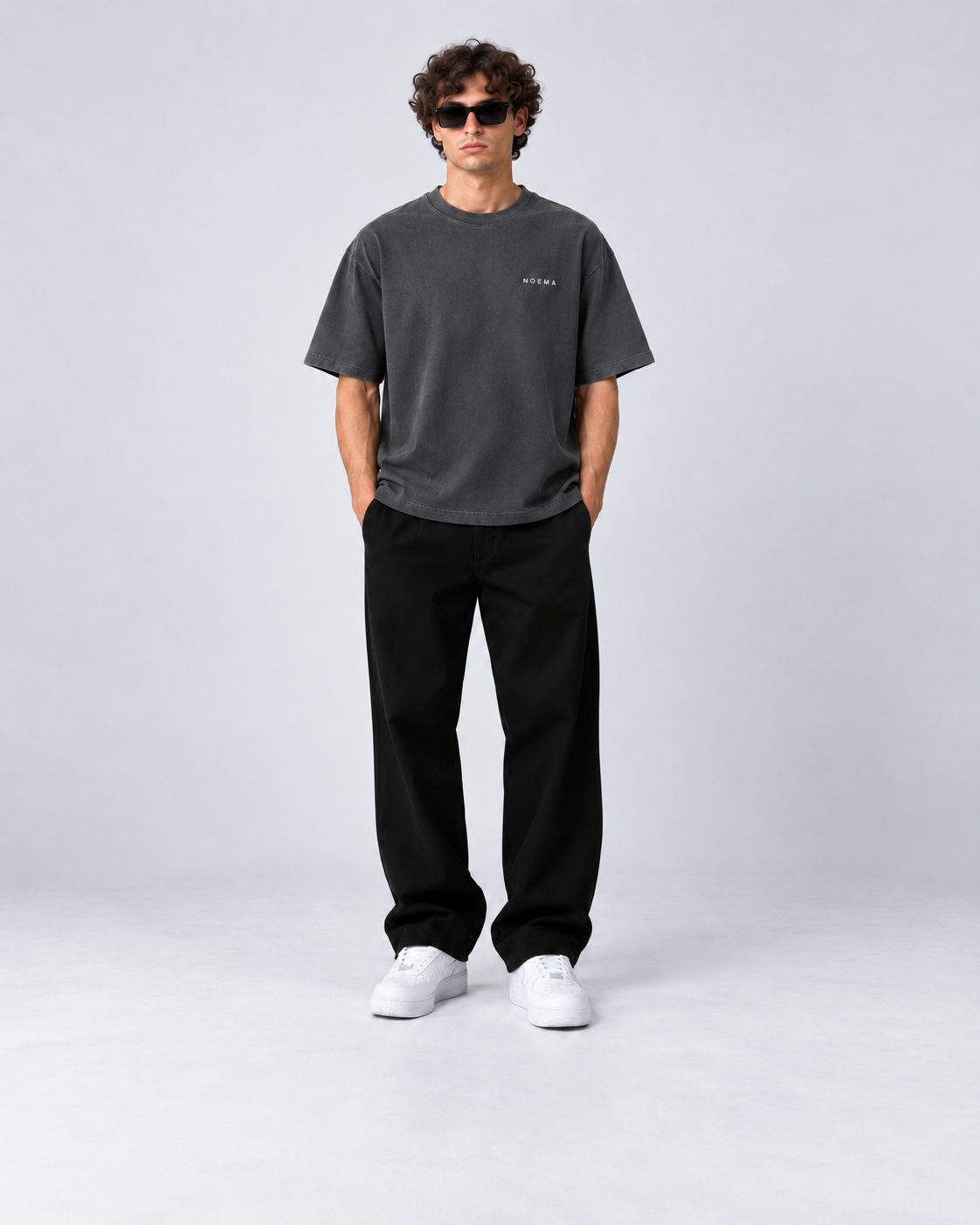 NOEMA Essential / Basic Tee Charcoal Grey – Model