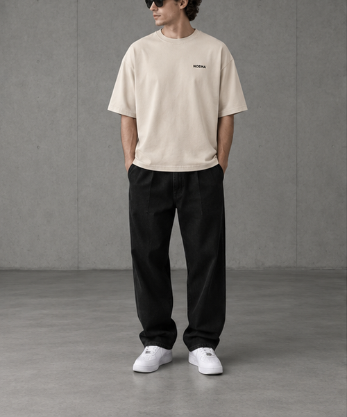 04 / NOT GIVEN. EARNED. – Sand / Off White – Model Vorderseite