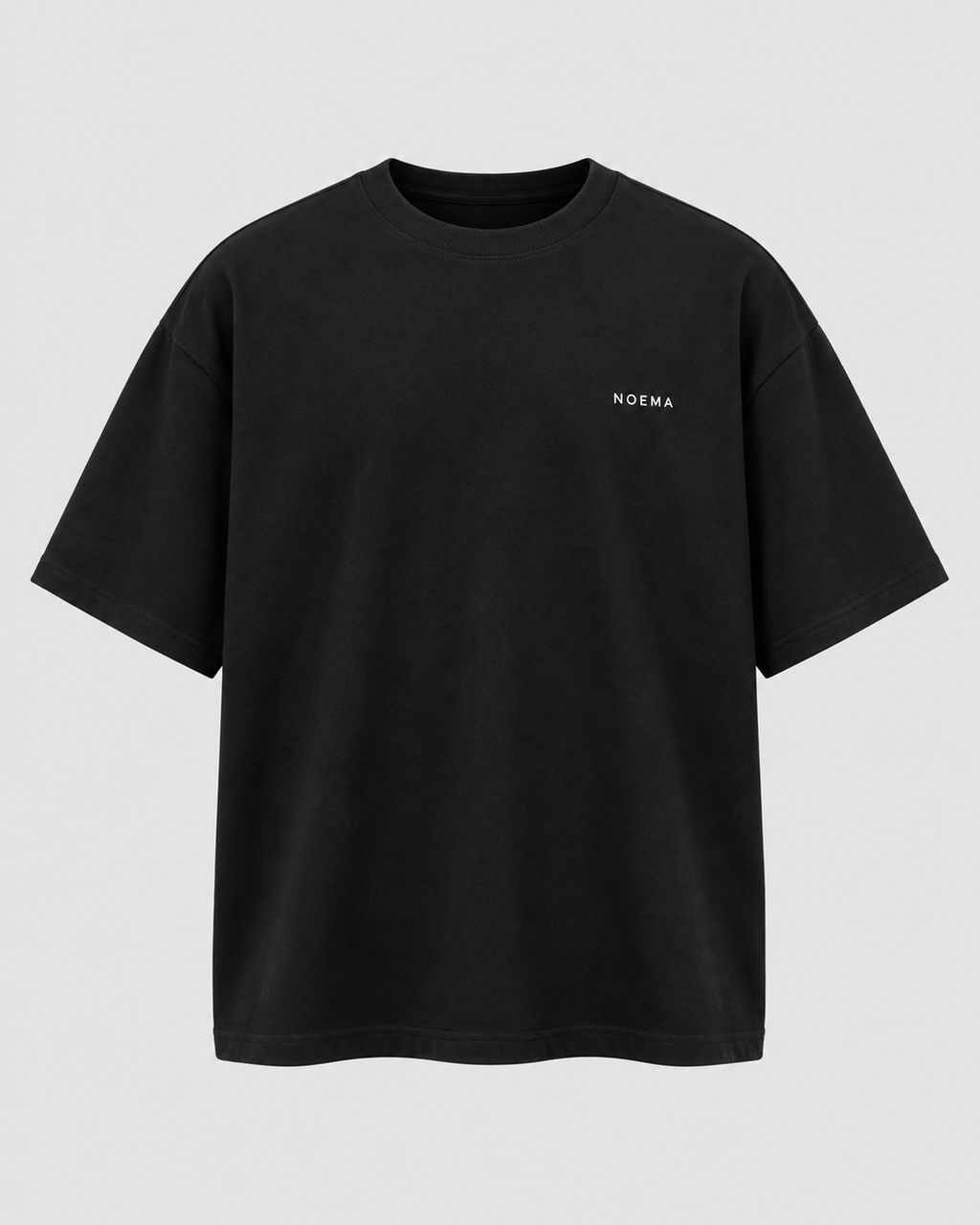 NOEMA Essential Basic Tee Black – Vorderseite