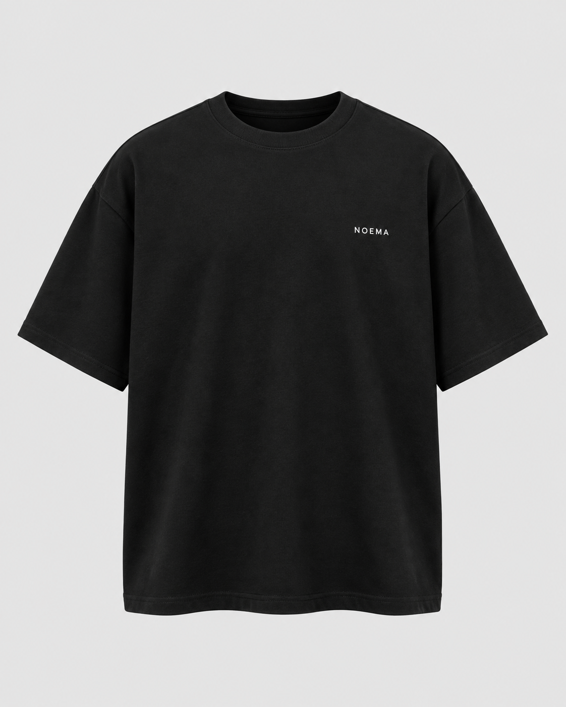 NOEMA Essential Basic Tee Black – Vorderseite