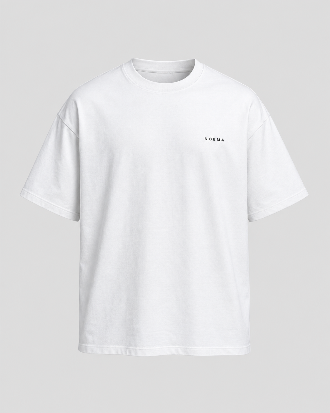 NOEMA Essential Basic Tee White – Vorderseite